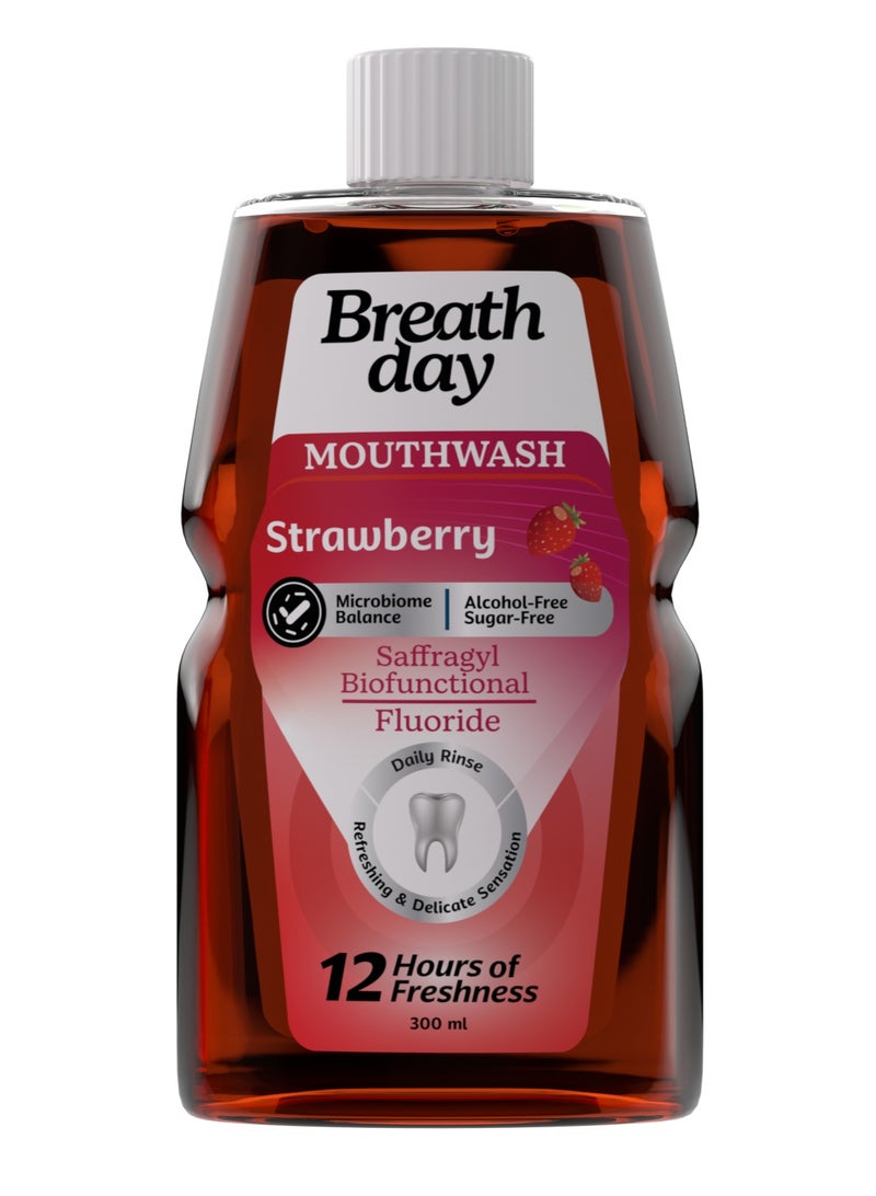 برث داي مضمضة فراولة 300مل