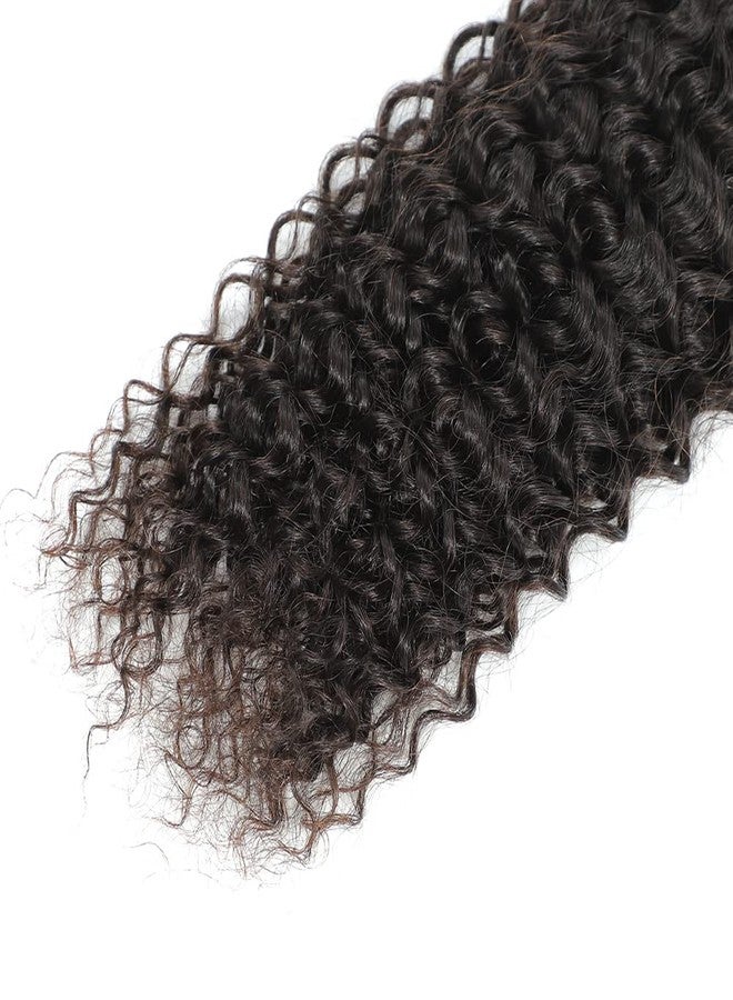 hengya 12A Kinky Curly Bundles Human Hair 10Inch 1 Bundle Curly Human Hair 100% Unprocessed Virgin Remy Curly Human Hair Extensions (10 Natural Black) - Image 4