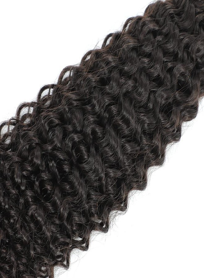 hengya 12A Kinky Curly Bundles Human Hair 10Inch 1 Bundle Curly Human Hair 100% Unprocessed Virgin Remy Curly Human Hair Extensions (10 Natural Black) - Image 3