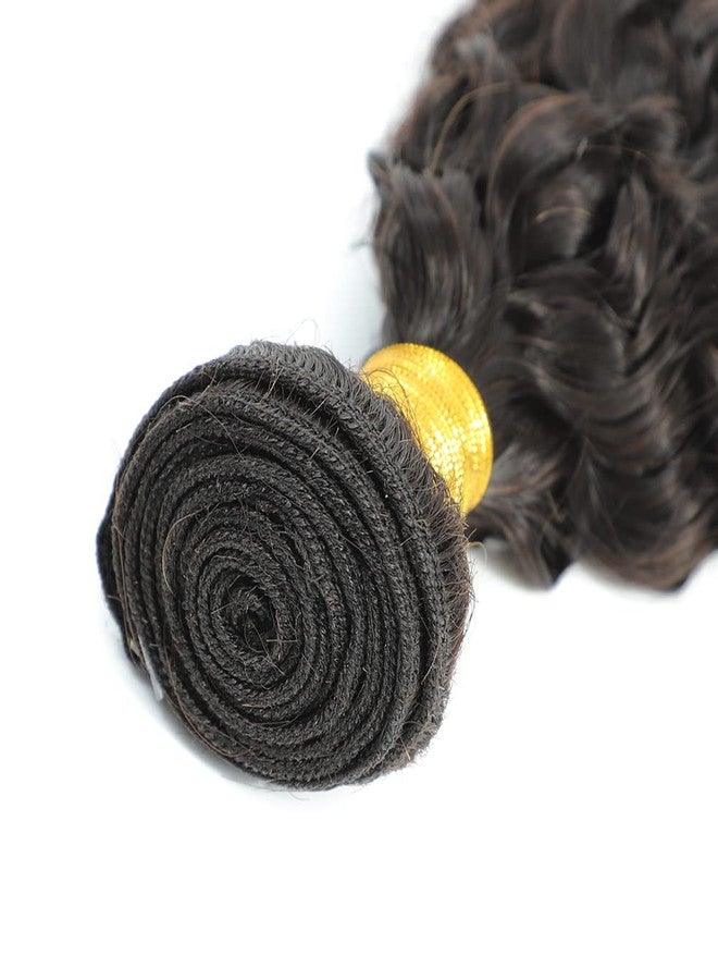 hengya 12A Kinky Curly Bundles Human Hair 10Inch 1 Bundle Curly Human Hair 100% Unprocessed Virgin Remy Curly Human Hair Extensions (10 Natural Black) - Image 2