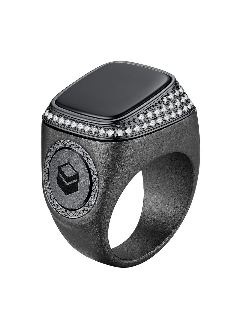 iQIBLA UMEOX iQIBLA Smart Zikr M02 Premium Ring Graphite 20mm  - Image 2