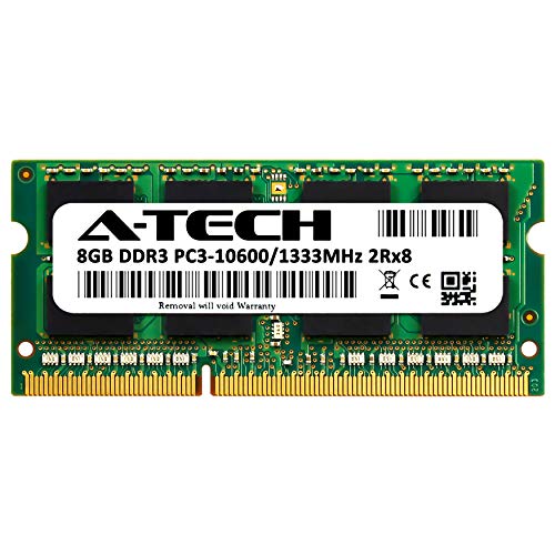 A-Tech 8GB RAM for Apple MacBook Pro (Early/Late 2011), iMac (Mid 2010 27 inch 4-Core, Mid 2011 21.5/27 inch), Mac Mini (Mid 2011) | DDR3 1333MHz PC3-10600 204-Pin SODIMM Memory Upgrade Module - Image 2