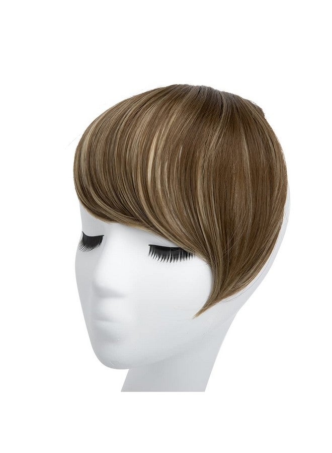 سارلا وصلات شعر صناعية بمشابك جانبية مستقيمة للنساء باللون البني المتوسط/الأشقر الرمادي - Image 2