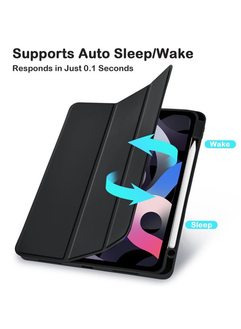 iPad Air Case for iPad Air 5th Gen (2022) & 4th Gen (2020) | Slim Shockproof 10.9” Cover with Pencil Holder & Auto Wake/Sleep – Fits Models A2316, A2324, A2325, A2072