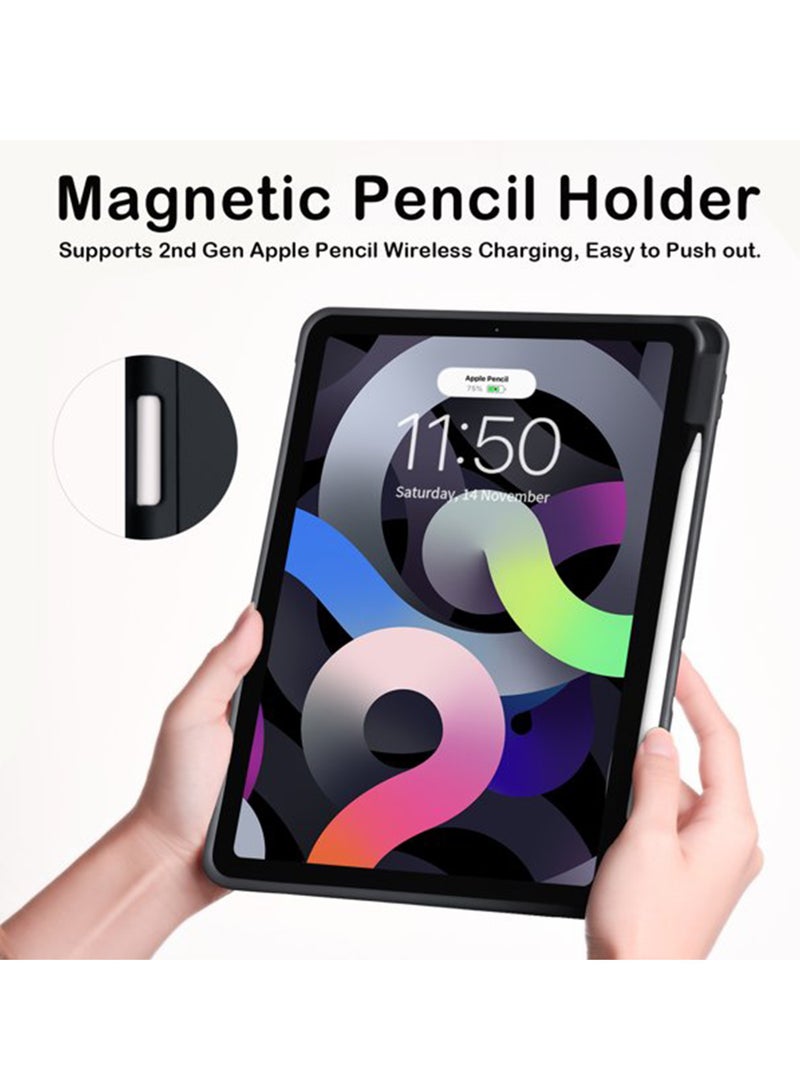 iPad Air Case for iPad Air 5th Gen (2022) & 4th Gen (2020) | Slim Shockproof 10.9” Cover with Pencil Holder & Auto Wake/Sleep – Fits Models A2316, A2324, A2325, A2072
