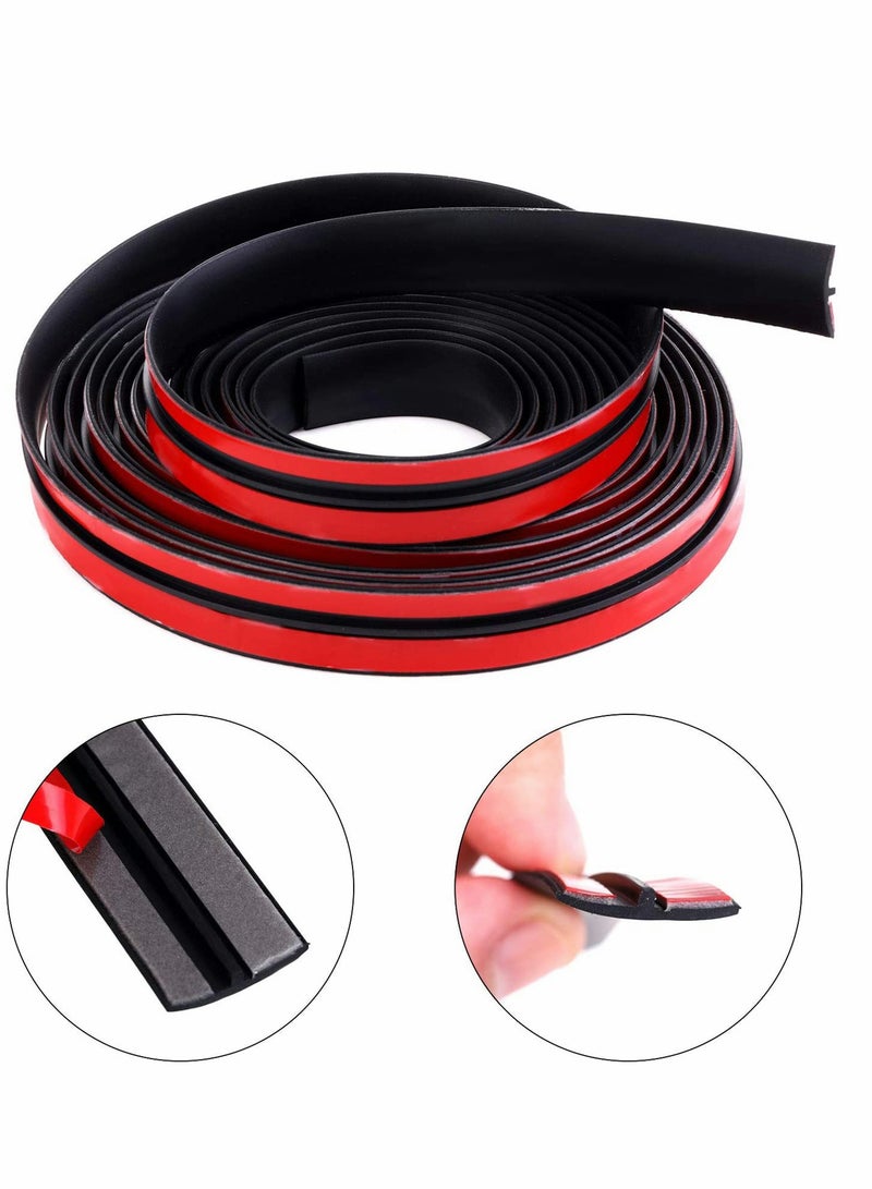 SYOSI Car Sealing Strip of Windshield Weather Rubber Sealing Car Front Windshield Strip T Shape Sealing Strip Automotive Door Sealing Strip for Car Truck Door Window Decor  (19 Feet) - Image 1