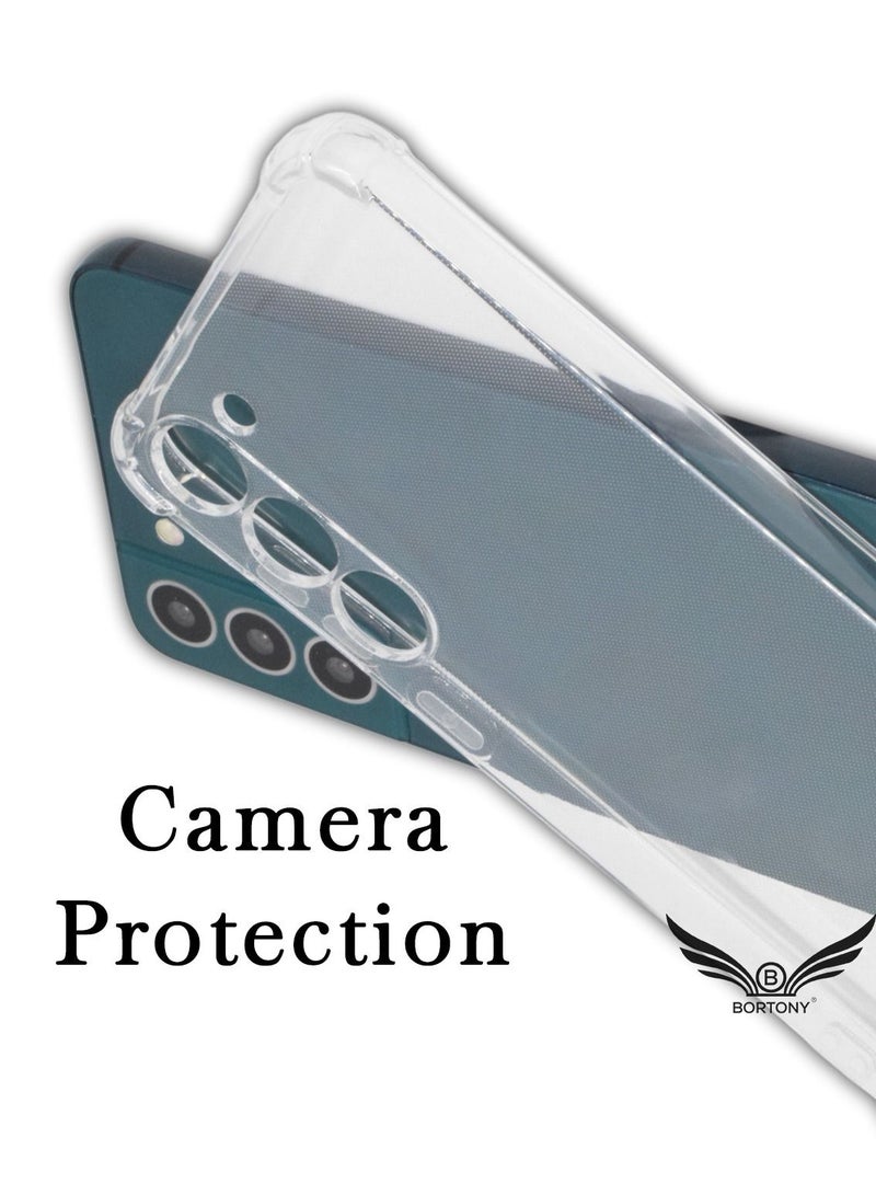 BORTONY Samsung Galaxy S23 Plus Case Clear Shockproof Non-Yellowing Full-Guard Military-Grade Protection Transparent Soft TPU Bumper Case Compatible with Galaxy S23 Plus Cover - Image 5