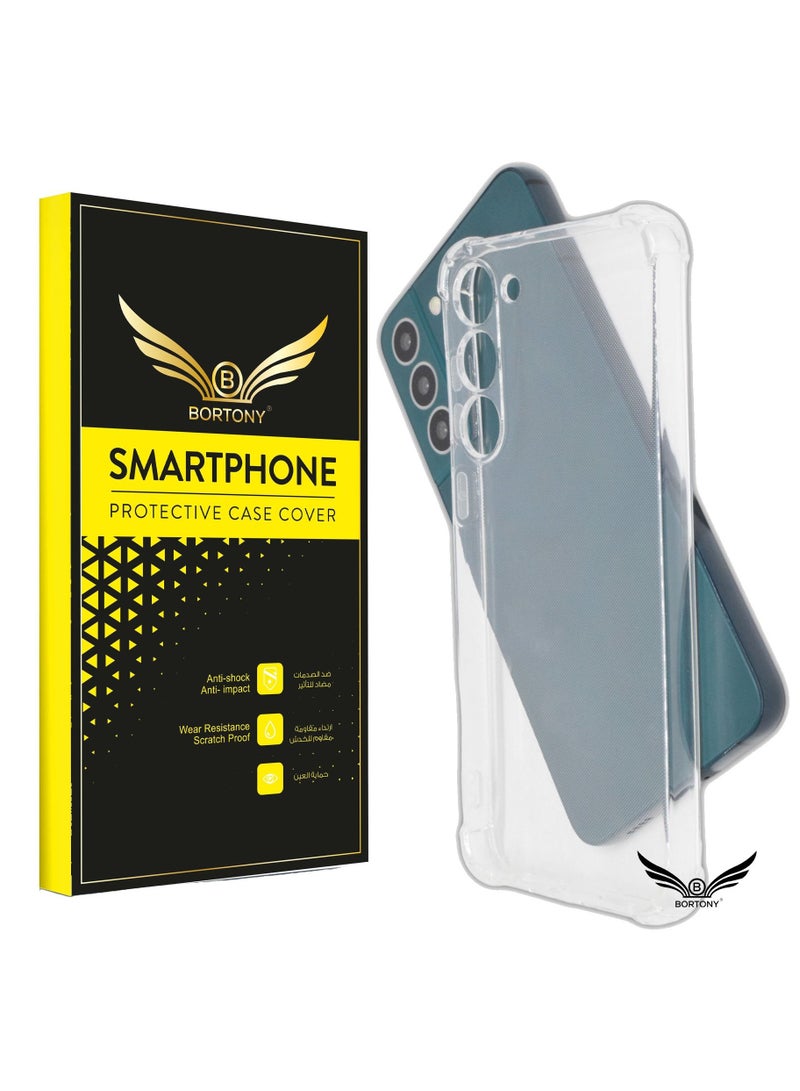 BORTONY Samsung Galaxy S23 Plus Case Clear Shockproof Non-Yellowing Full-Guard Military-Grade Protection Transparent Soft TPU Bumper Case Compatible with Galaxy S23 Plus Cover - Image 1