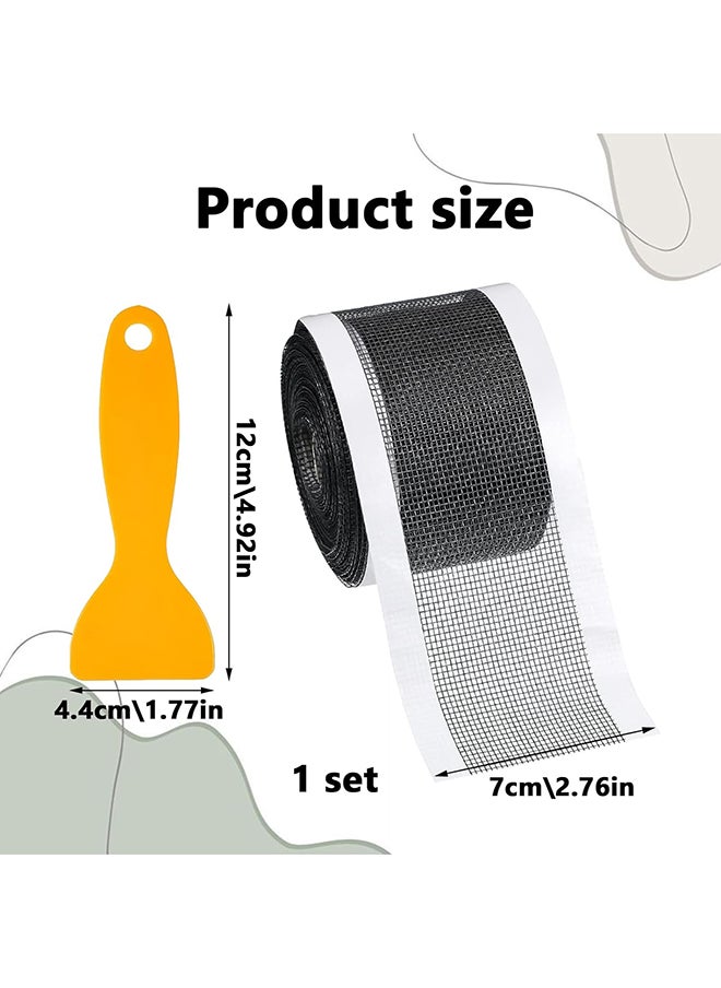 Generic 7 Cm X 10 M Hair Strainer Shower, Disposable Drainage Hair Catcher, Sticker For Rectangular Strainer, Drain Strainer, Shower Drain Mesh Sticker, Anti Clogging Filter For Shower, Bathtub, Sticker For  - Image 2