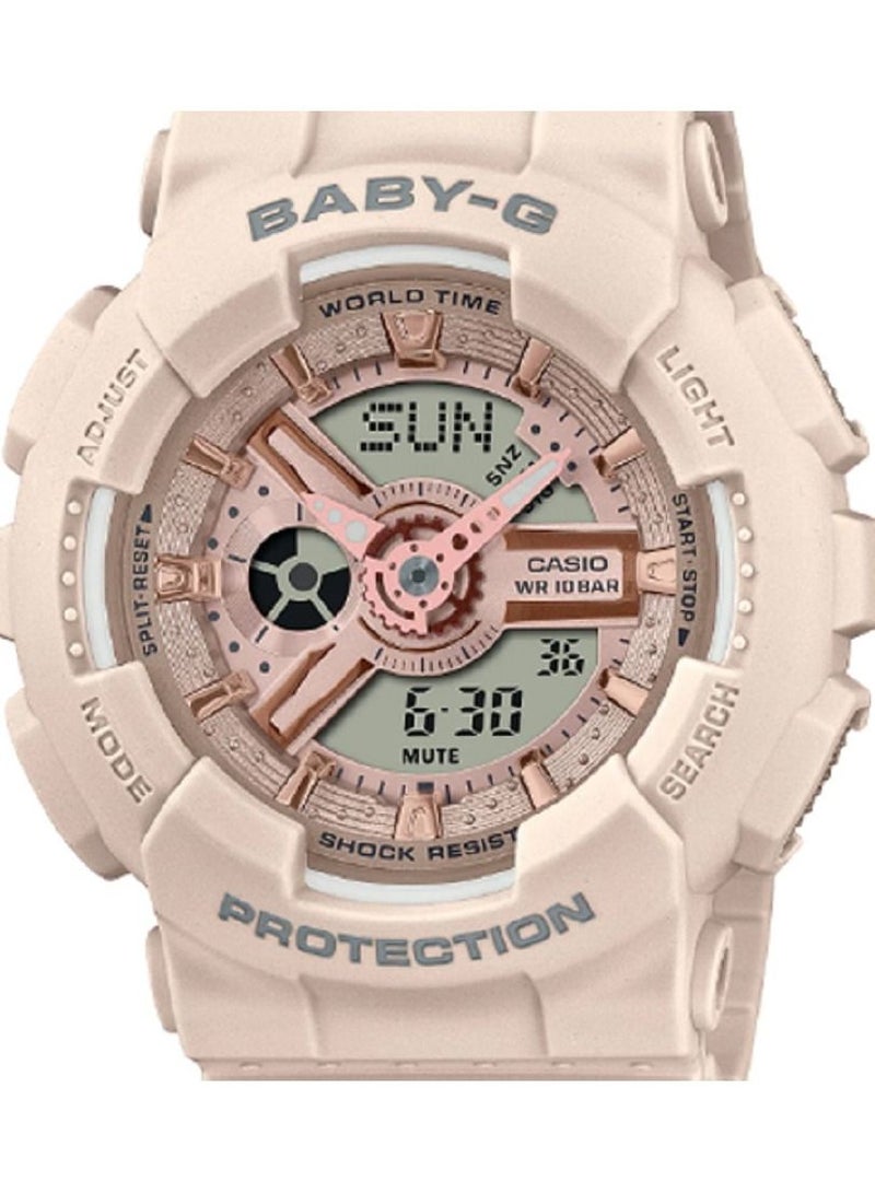 Casio Women Watch Baby -G Analog Digital Pink Dial Resin Band BA-110XCP-4ADR - Image 3