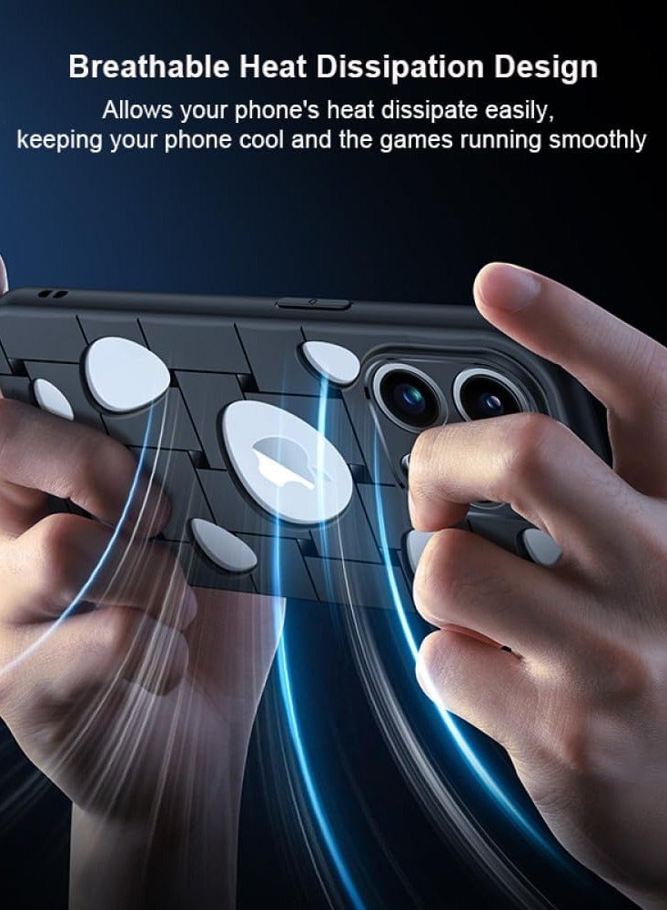 general Cooling Case for iPhone 15 Pro Max Plus Hollow Breathable Phone Case Soft Cover Shockproof Protective Shell - Image 4