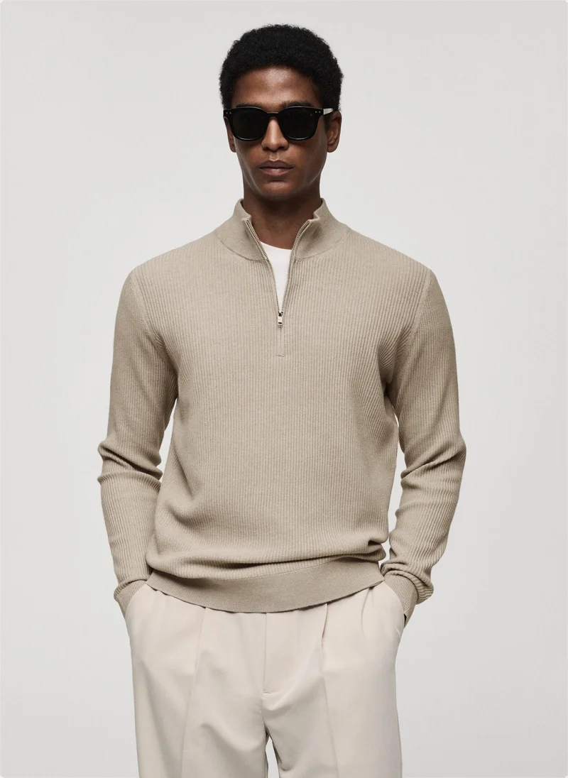 مانجو مان Perkins Cowl Neck Sweater