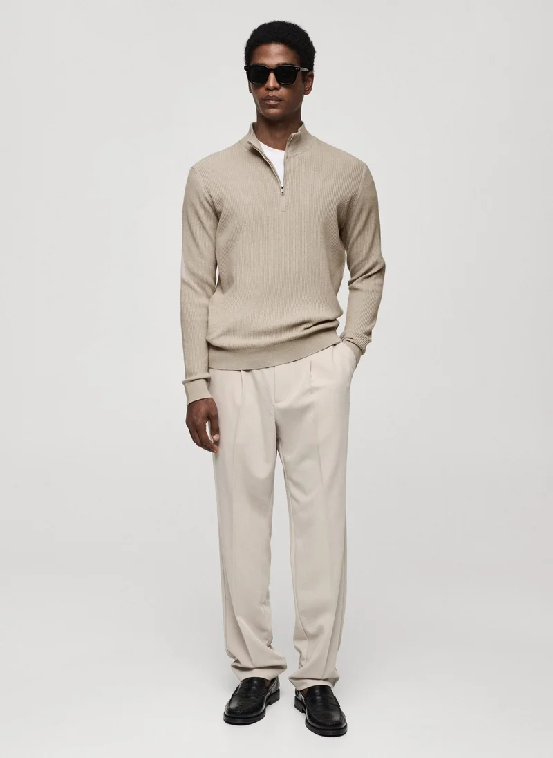 مانجو مان Perkins Cowl Neck Sweater