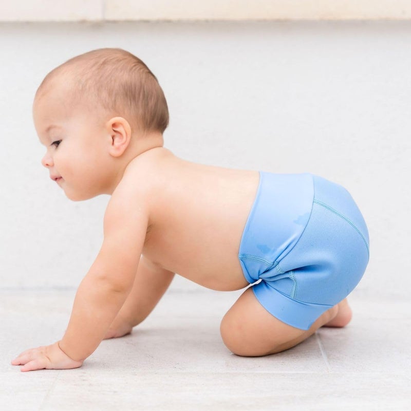 Splash About Happy Nappy Reusable Swim Diaper, Cashmere Blue, 3-4 Years - Image 4