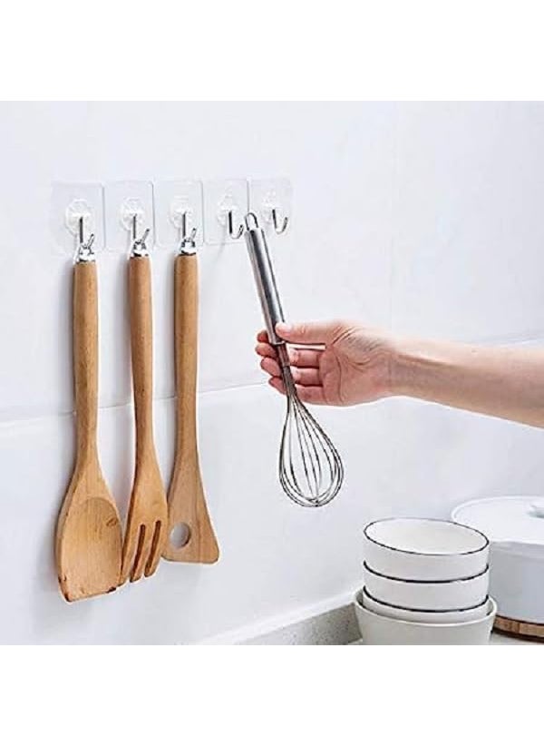 VONITY VONITY Hooks for Wall Without Drilling Wall hangings Kids Room Decoration Items Wall Hanger for Clothes Command Strips for Photo Frame Nails for Wall Hangers for Clothes Wall Mounted 56952  - Image 4