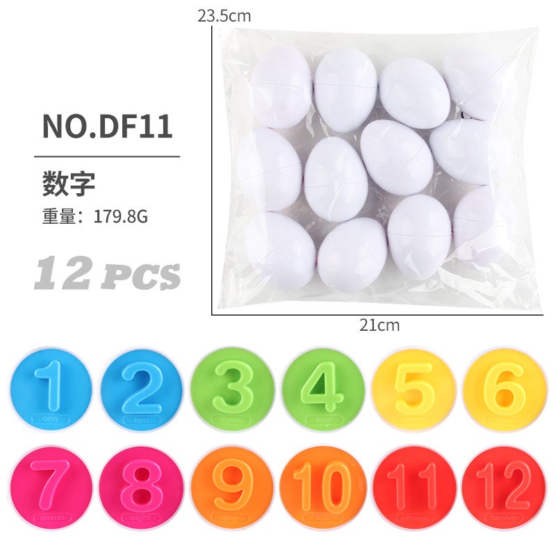 The Original Direct Supply Of 8 Smart Eggs Paired Twisted Twisted Eggs To Recognize The Color Of Children'S Early Education Assembled Toys Simulation Eggs - Image 5