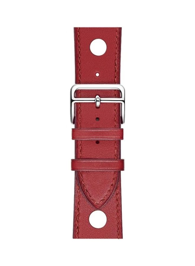 نيبمينينت سوار لساعة أبل سيريز 7 6 SE و5 و4 3 و2 و1 أحمر - Image 4