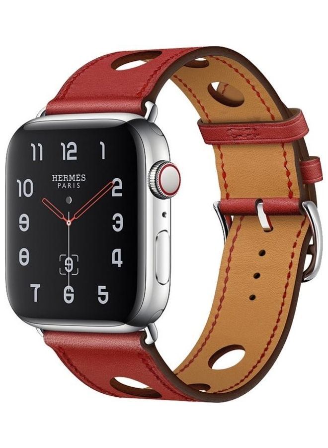 نيبمينينت سوار لساعة أبل سيريز 7 6 SE و5 و4 3 و2 و1 أحمر - Image 2