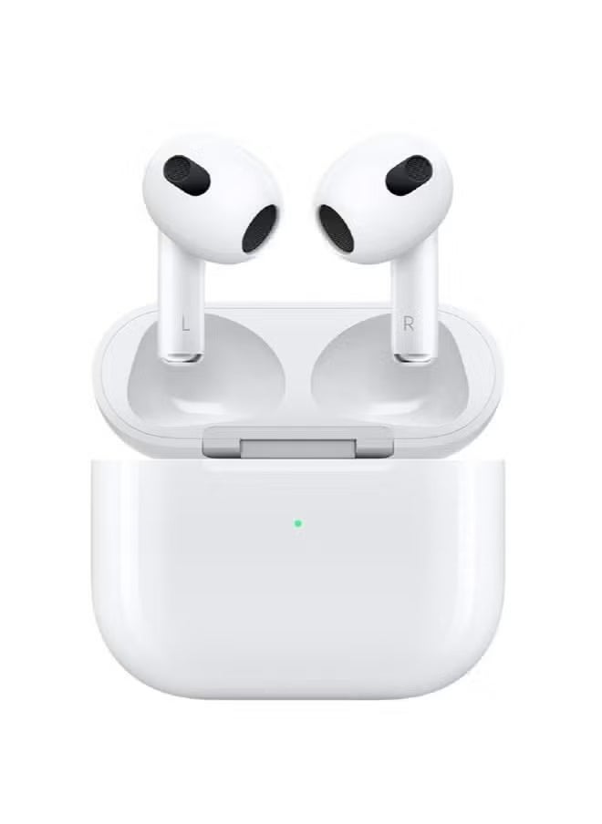 رياكلاود - سماعات AirPods (الجيل الرابع) مع حافظة MagSafe (Lightning) باللون الأبيض، صنع في الصين - Image 1