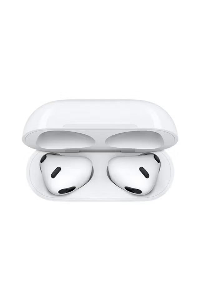 رياكلاود - سماعات AirPods (الجيل الرابع) مع حافظة MagSafe (Lightning) باللون الأبيض، صنع في الصين - Image 1