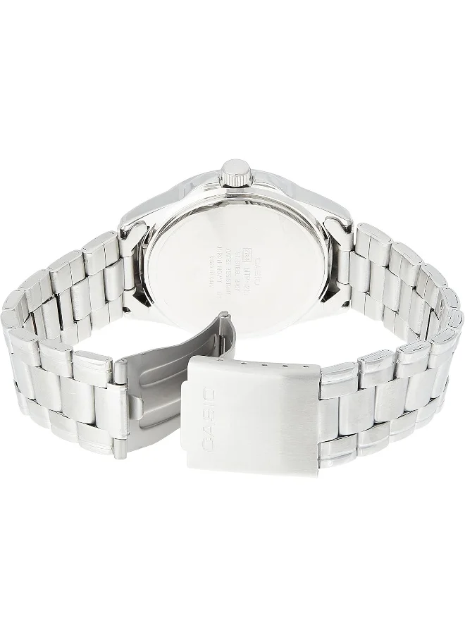 CASIO Men's Analog Display Watch With Silver Stainless Steel Strap - MTP-1215A-7A