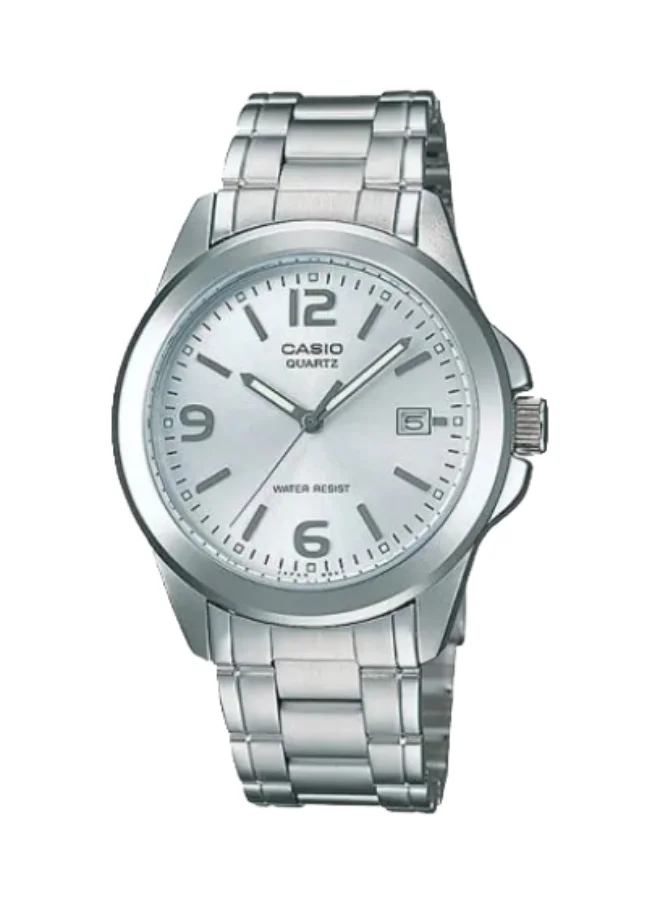 CASIO Men's Analog Display Watch With Silver Stainless Steel Strap - MTP-1215A-7A
