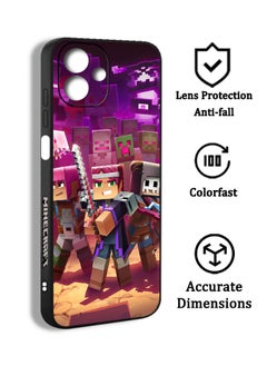Phone Case Cover For Infinix Hot 30i Game Minecraft Pixel Art Characters MMD12