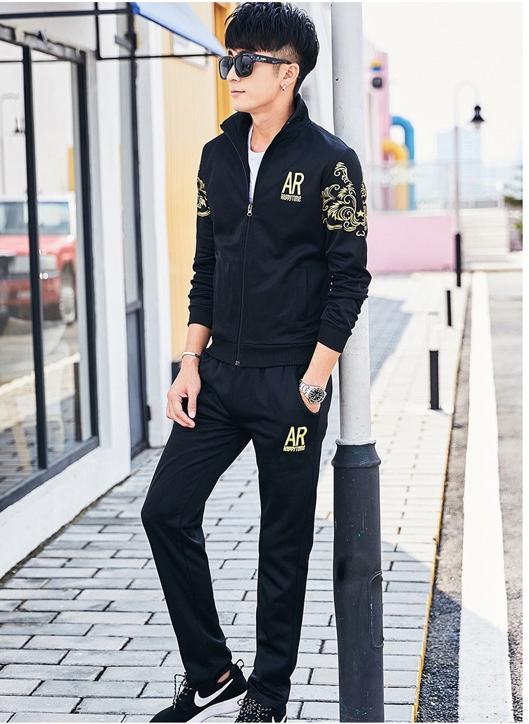 KUYING 2024 Spring/Summer New Slimming Fashion Sports Hoodie Men's Set  - Image 2
