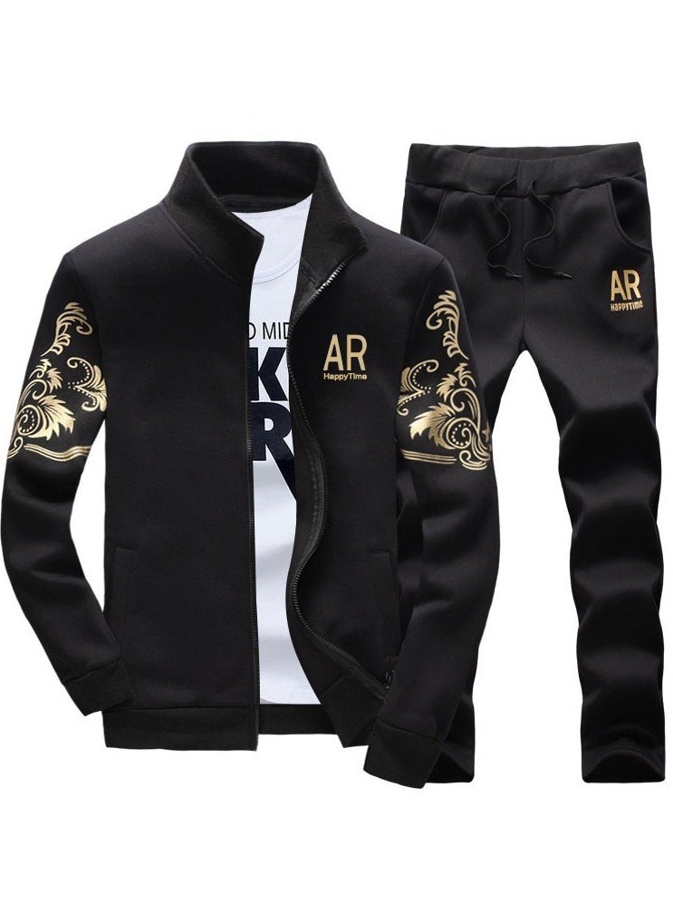KUYING 2024 Spring/Summer New Slimming Fashion Sports Hoodie Men's Set  - Image 1