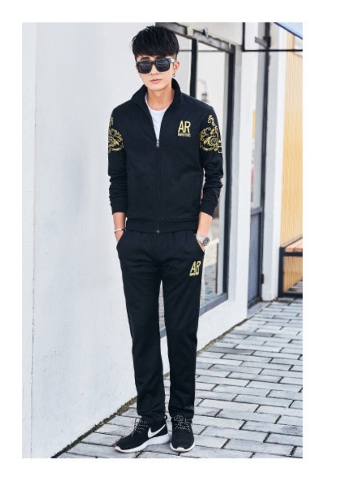 KUYING 2024 Spring/Summer New Slimming Fashion Sports Hoodie Men's Set  - Image 3