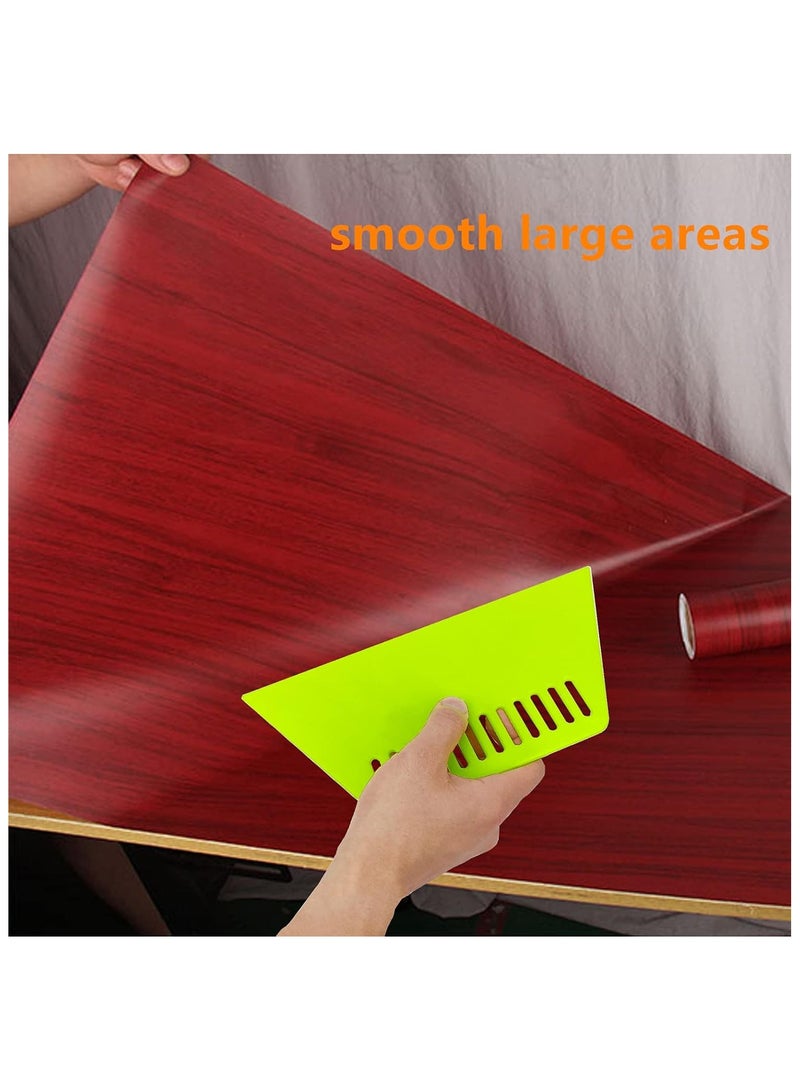 SYOSI Wallpaper Smoothing Tool Kits Multi-Function Smoothing Tool Set for Peel and Stick Adhesive Contact Paper Vinyl Window Tint Film Car Wrap with Seam Roller Scraper Felt Squeegee Trimming Tool - Image 3