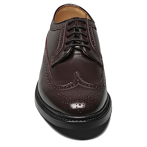 Florsheim فلورشايم كينمور وينغتيب أكسفورد بورغندي جلد العجل 9.5 3E - Image 4