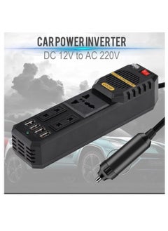 BYGD Car Power Inverter 200W DC 12V to AC 220V Car Power Inverter with 4 USB Ports Multi-Protection Car Charger Adapter  - Image 5