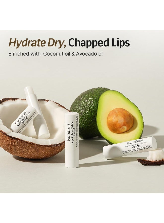 Karl&Hans Super Moisturizing Lip Balm - Unscented with Coconut & Avocado Oil for Lip Repair and Care, Soothes and Hydrates Dry Lips with Natural and Nourishing Formula - 1 Count - Image 5
