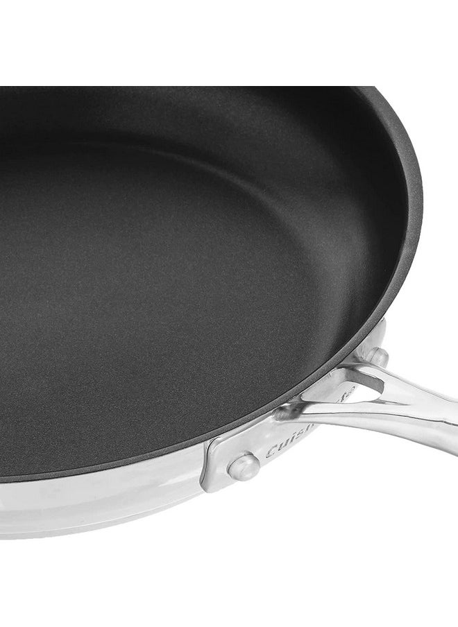 كويزينارت مجموعة مقلاة CUISINART 8922-810NS الاحترافية، مكونة من قطعتين، مصنوعة من الفولاذ المقاوم للصدأ وغير لاصقة، عبوة من قطعتين  - Image 4