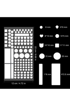 Excefore Light Blocking Stickers, Light Dimming LED Filters, LED Covers Blackout Dimming Light 50% ~ 80% for Routers Baby Monitors Routers Clocks Electrical Appliances (2Sheets = 1 Cut Out + 1 Uncut)  - Image 2