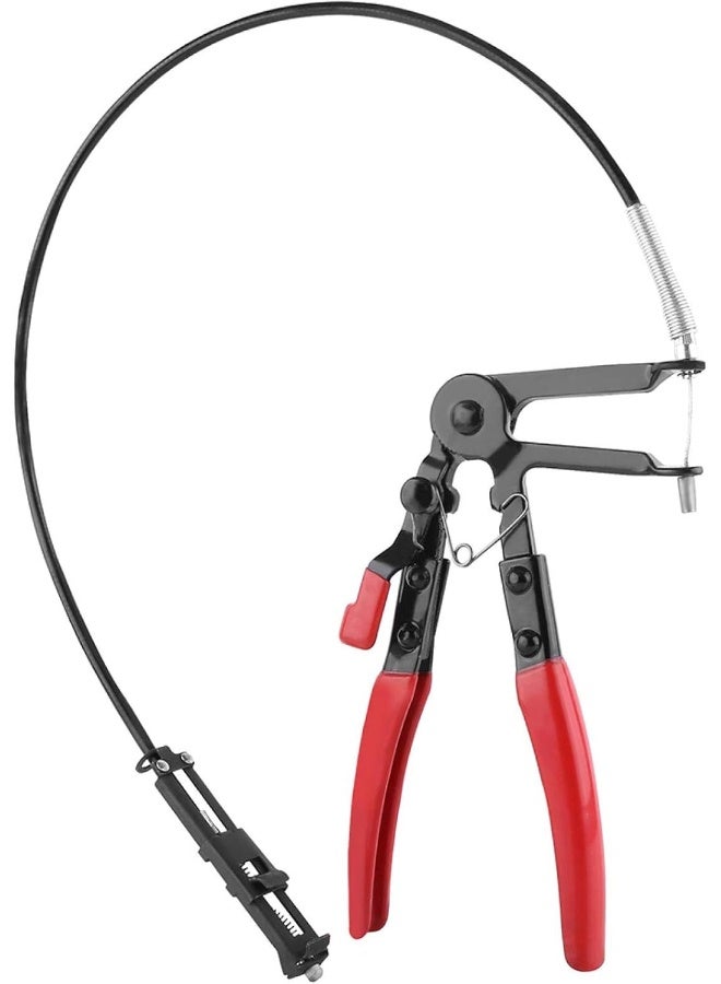 Zerodis Oil Water Pipe Repair Tool, Fuel Oil Water Pipe Tool Long Reach Hose Clamp Pliers Fuel Oil Water Hose Auto Tool - Image 4