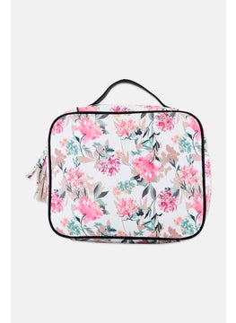 bebe Hardware Logo Vanity Bag, Floral  - Image 1
