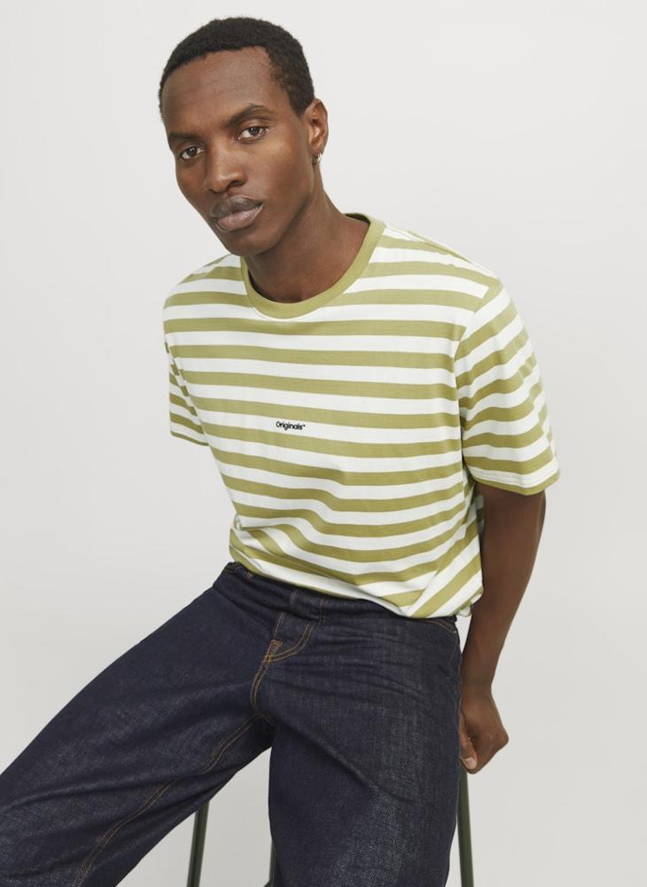 JACK & JONES Jorvesterbro Striped Detailed T-Shirt  - Image 3
