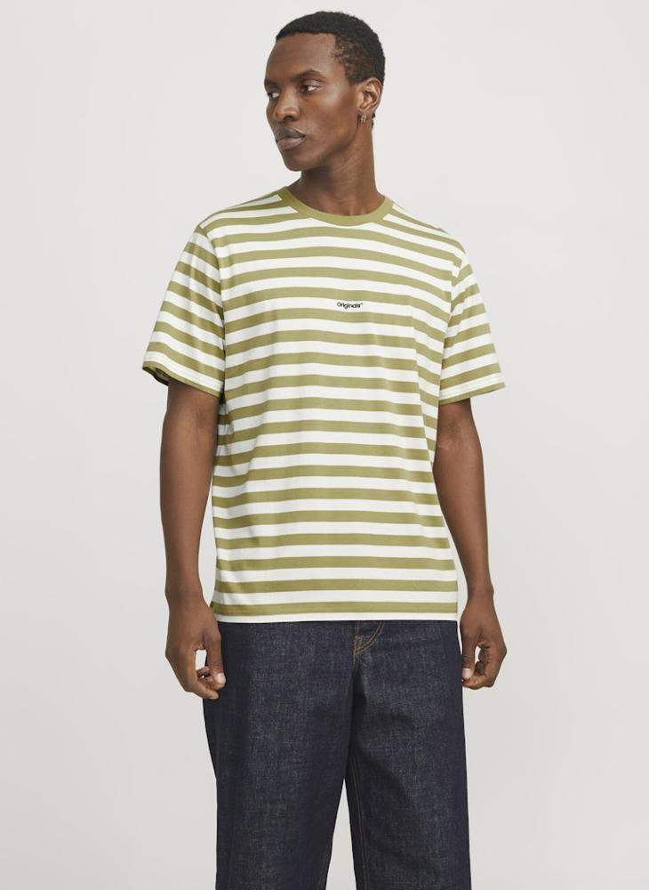 JACK & JONES Jorvesterbro Striped Detailed T-Shirt  - Image 1