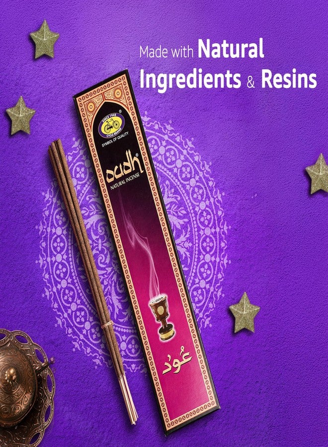 سايكل أعواد بخور عود طبيعي نقي من سايكل، بخور ماسالا باثي يدوم طويلاً لتجربة صلاة خاصة وروحانية - عبوة من 6 قطع (14 عودًا في العبوة) - Image 3