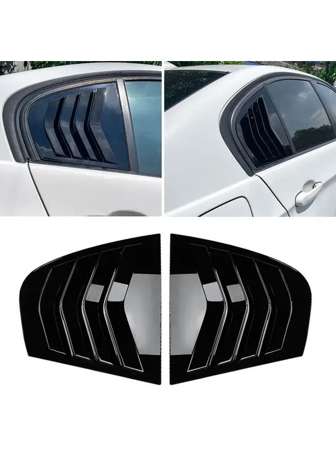 Carbon Fiber Shutter Cover Trim Window Louver Side Vent For BMW 3 Series E90 E91 2005-2011 320i 323i 325i 330i M3 Car Accessories - Image 3