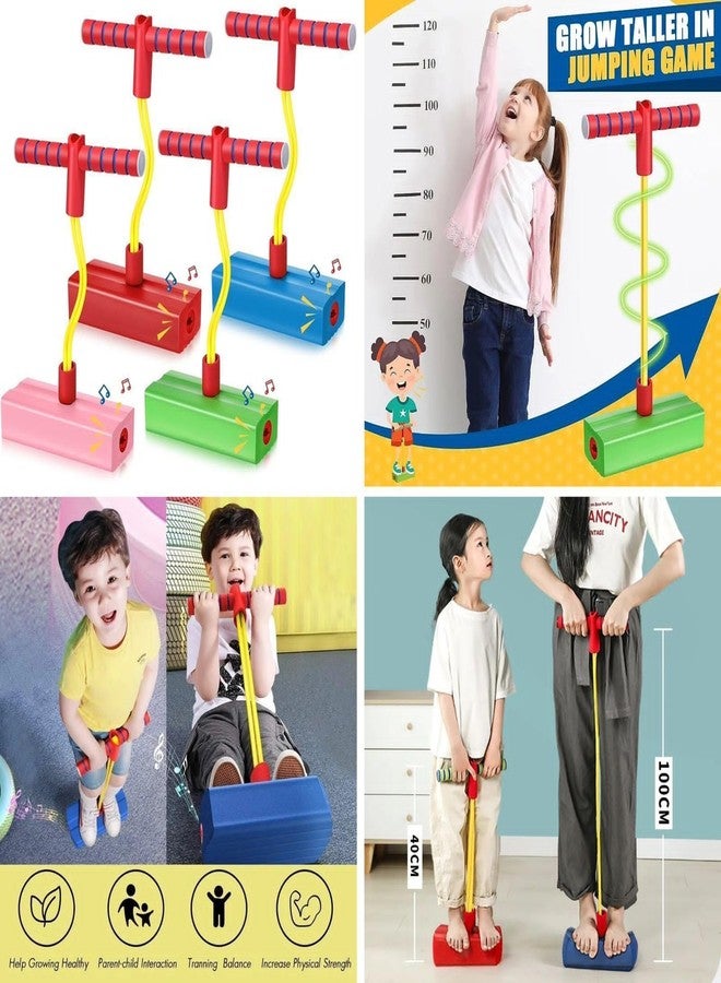 ORIGINAL MART عصا القفز الإسفنجية من أوريجينال مارت، تساعد على النمو والتمرين، سهلة الإمساك، لعبة قفز للأطفال، عصا قفز ممتعة وآمنة للأطفال الصغار، مناسبة للأطفال من عمر 3 سنوات فما فوق، تتحمل وزنًا يصل إلى 113 كجم - Image 4