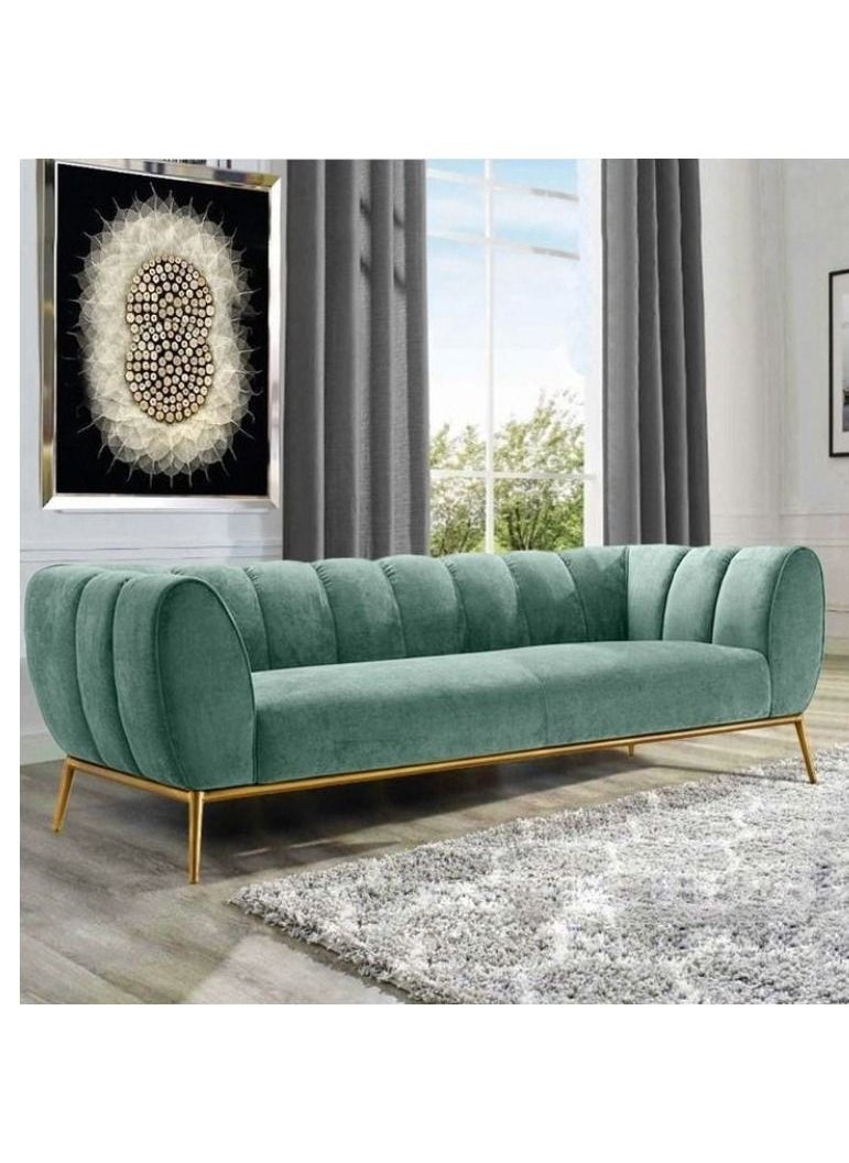 ماركة غير محددة - كنبة من الخشب الزان والاسفنج كثافة 30 - Image 1