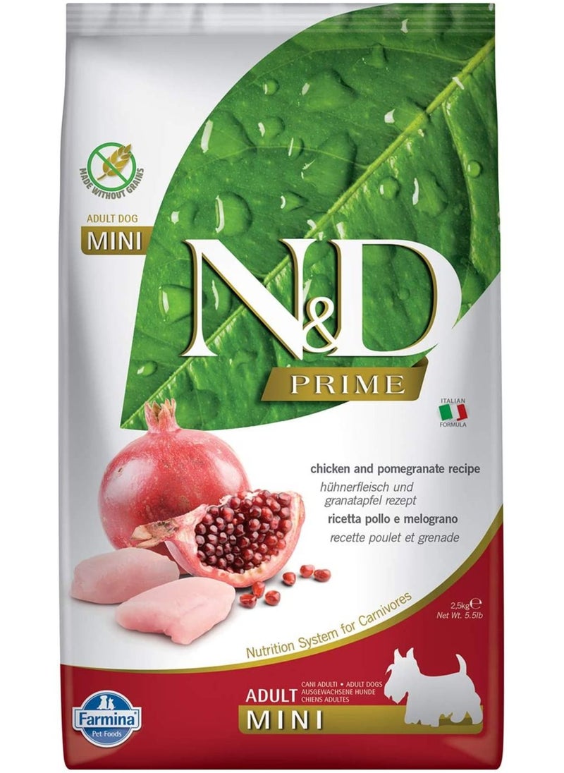 Farmina - Chicken and Pomegranate Mini Adult Dog Food 2.5 kg - Image 1
