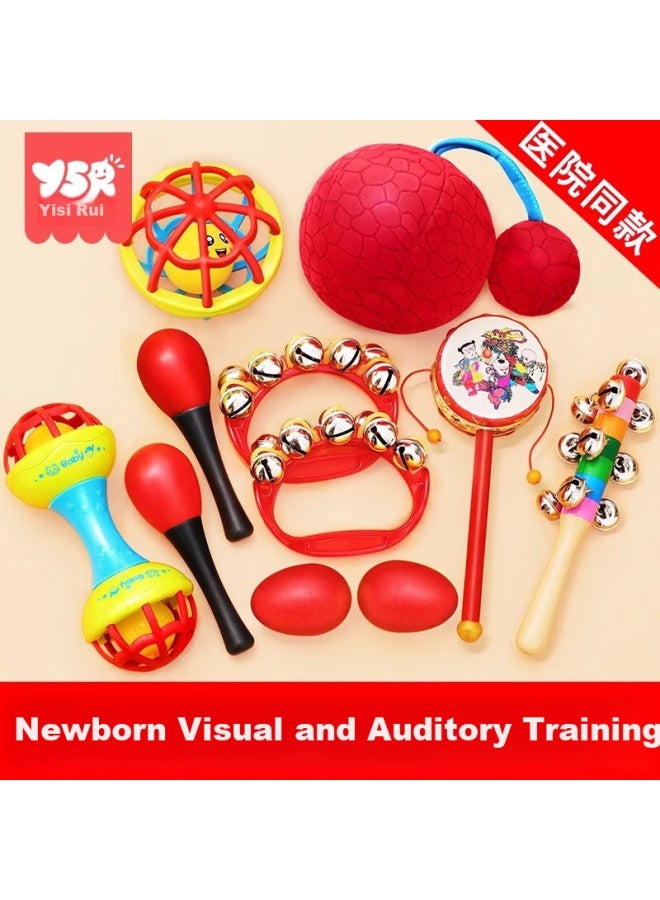 YSR Yisirui Baby Toys For Newborns 0-3 Months, Rattle, Hammer, Baby Rattle Drum, Tracking Red Ball, 0-1 Year Old Comforting - Image 1