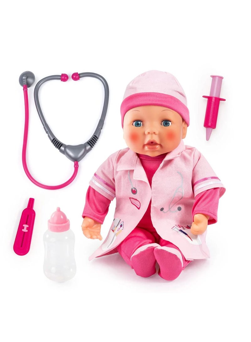 Bayer Doctor Set Doll 38cm