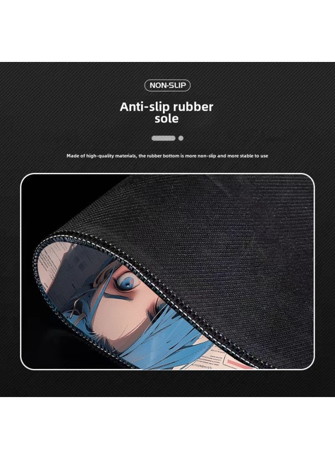 Generic - Game Mouse Pad Oversized Jinke Heroes League LOL Animation Creative Keyboard Pad Thickened Dirty-Resistant Table Mat-Color:300*800*2mm-Pattern:Style 6 - Image 1