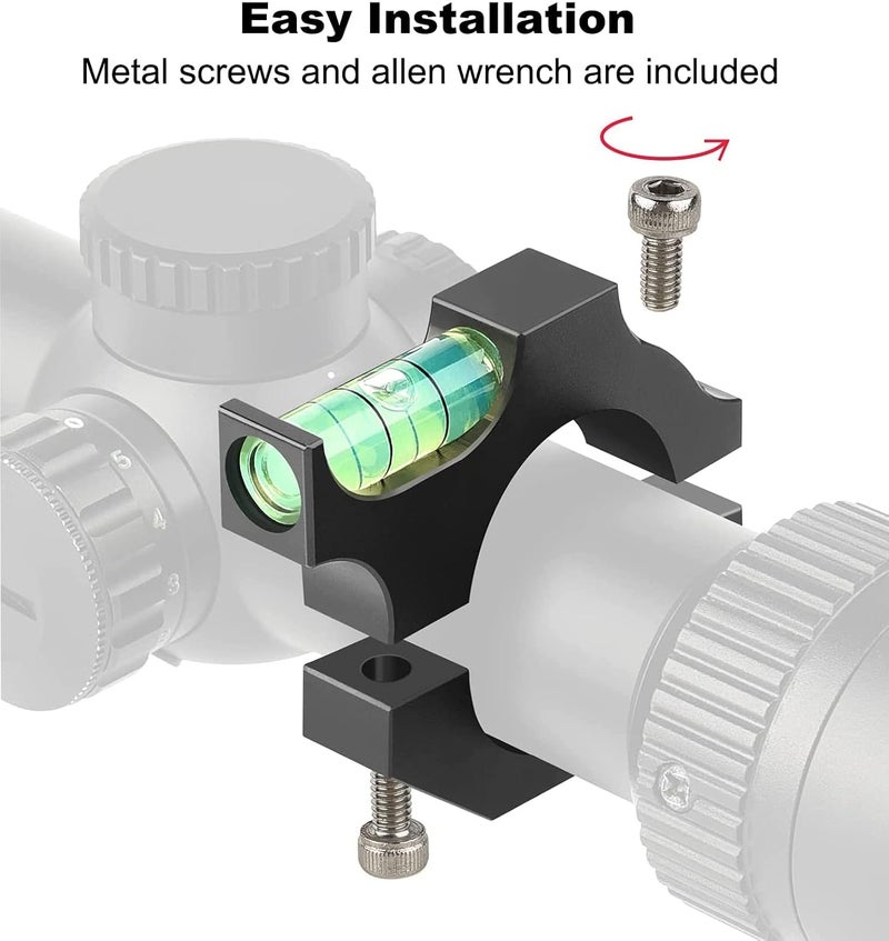 EZshoot Scope Level Bubble, Scope Bubble Level, Scope Leveling Kit, Scope Mounting Kit, Anti Cant Scope Level - Image 4