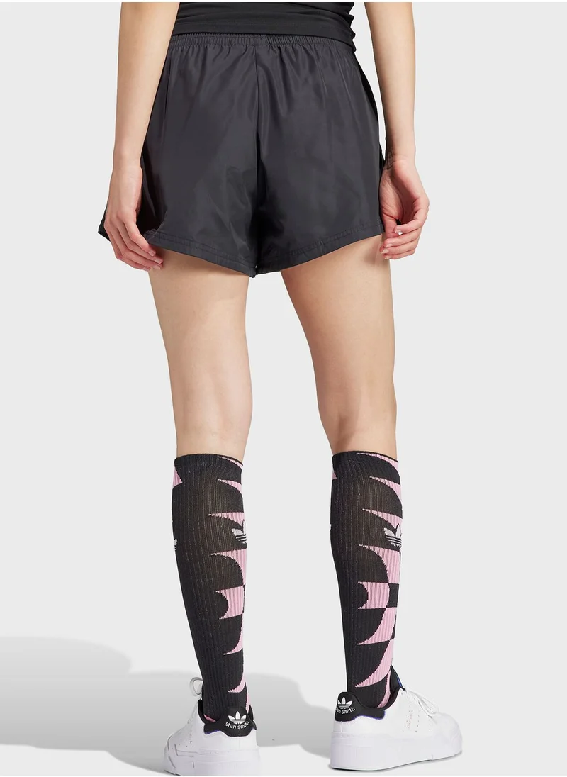 adidas Originals Side Graphics High-Waisted Shorts